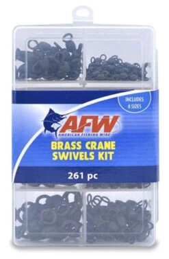 AFW TKB00004 Brass Crane Swivels Kit 261 Pieces