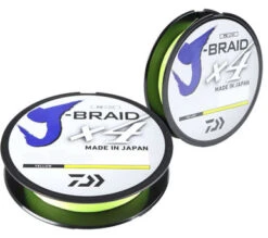 Daiwa J-Braid X4 Fluorescent Yellow Line