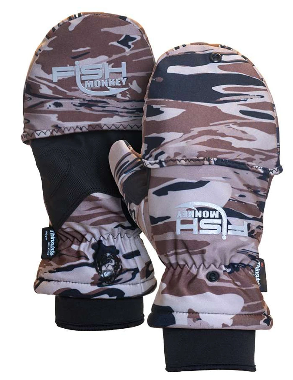 Fish Monkey Tundra Gloves - Camo 2XL 1 Fish Monkey Tundra Gloves - Camo 2XL
