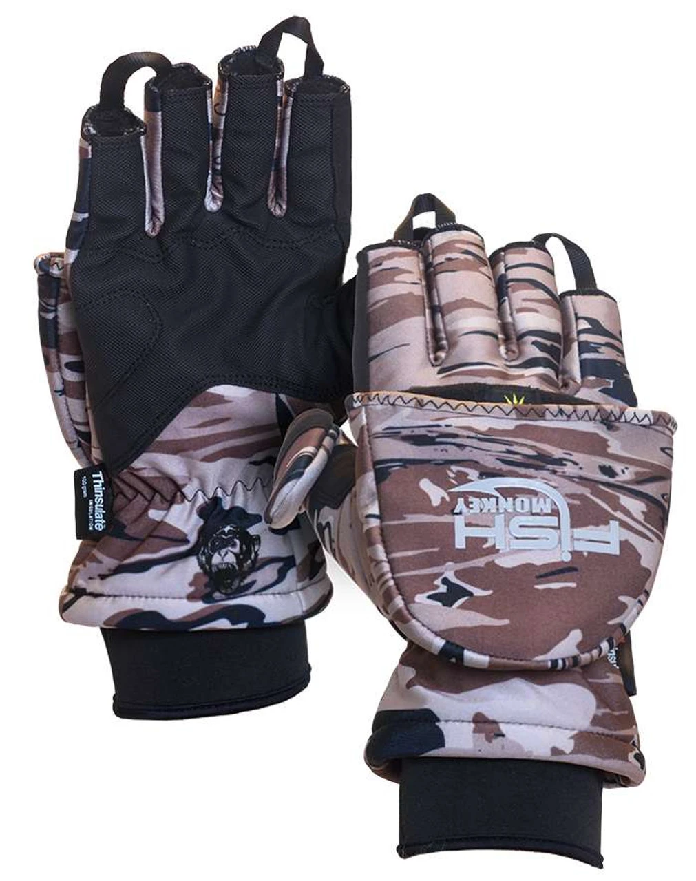 Fish Monkey Tundra Gloves - Camo 2XL 2 Fish Monkey Tundra Gloves - Camo 2XL - Image 2
