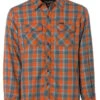 Grundens Kodiak Insulated Long Sleeve Shirt - Clay Plaid - 3X-Large