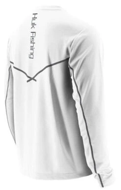 Huk Icon X Long Sleeve Shirt - White - M -Deals Fishing Store huk icon x long sleeve shirt white m 90257.1651207287