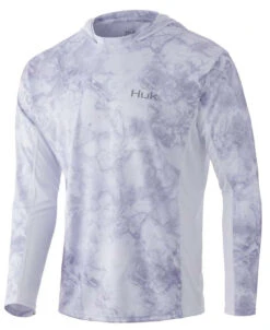 Huk Icon X Mossy Oak Fracture Hoodie - Drift - X-Large