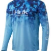 Huk Icon X Refraction Camo Fade Long Sleeve Shirt - San Sal - 2XL
