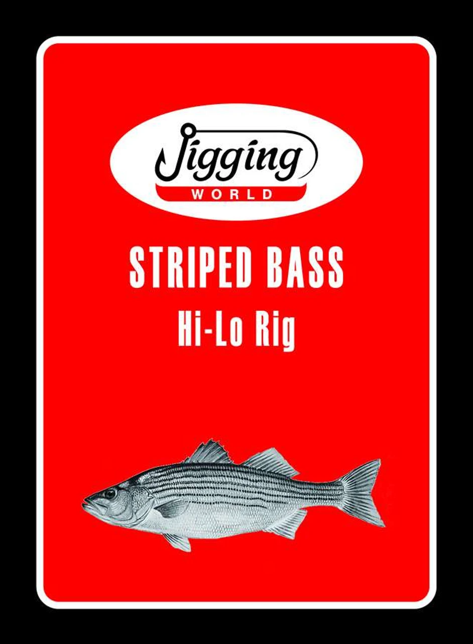 Jigging World Striped Bass Hi-Lo Inline Circle Hook Rigs 1 Jigging World Striped Bass Hi-Lo Inline Circle Hook Rigs
