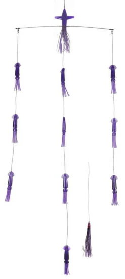 MagicTail Splash Spreader Bar - 36in - Black/Purple