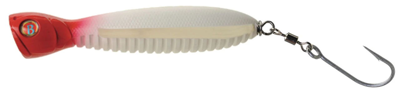 Ocean Born Flying Popper Tuna Rocket - Red Head 1 Ocean Born Flying Popper Tuna Rocket - Red Head