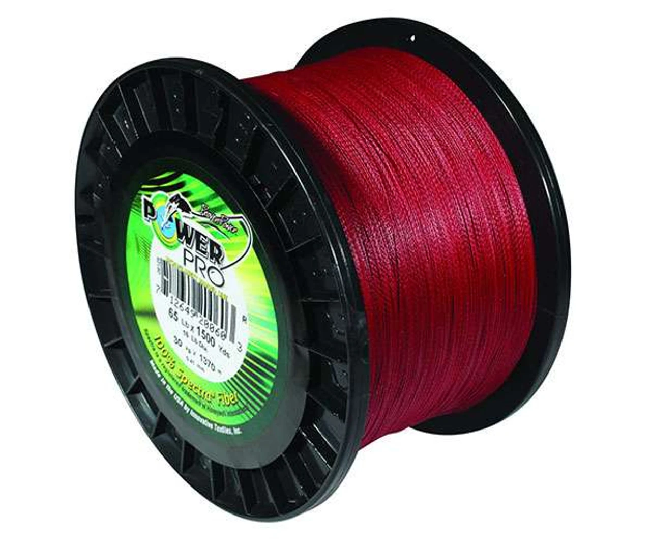 Power Pro PowerPro Braided Spectra Fiber Line - Vermilion Red - 1500yds. 2 Power Pro PowerPro Braided Spectra Fiber Line - Vermilion Red - 1500yds. - Image 2