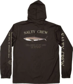 Salty Crew Bruce Snap Jacket - Black - Medium
