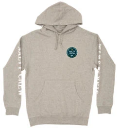 Salty Crew Fathom Fleece Hoodie - Gunmetal Heather