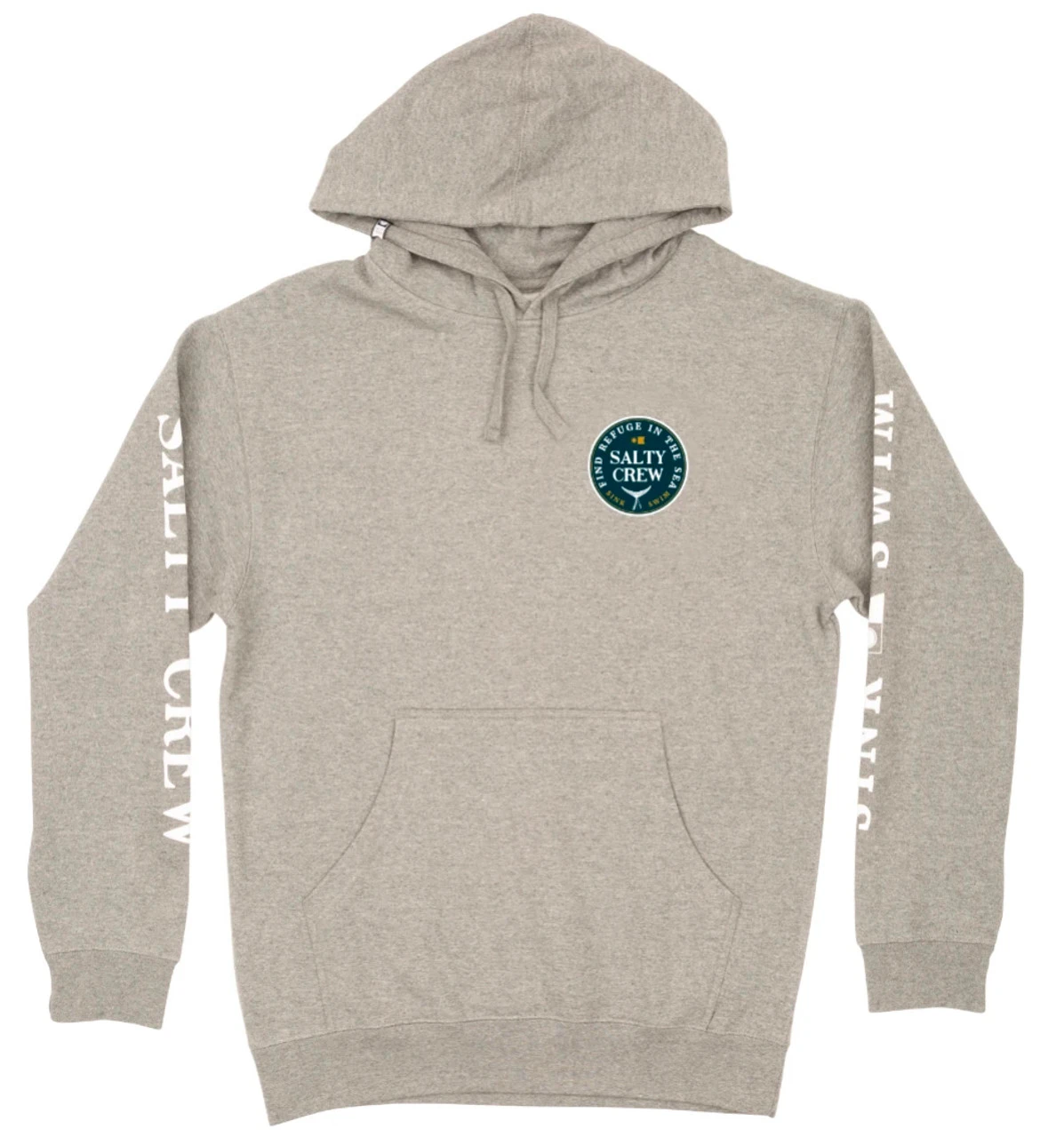 Salty Crew Fathom Fleece Hoodie - Gunmetal Heather 1 Salty Crew Fathom Fleece Hoodie - Gunmetal Heather