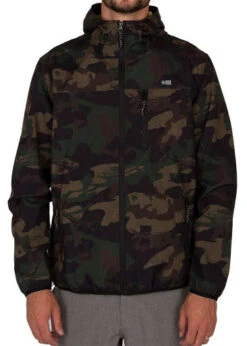 Salty Crew Headwind Packable Jacket - Camo - Small