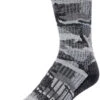 Simms Merino Midweight Hiker Sock - Hex Flo Camo Carbon - X-Large