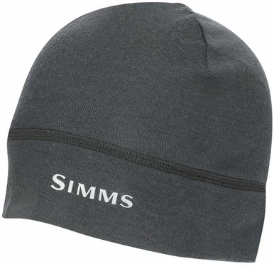 Simms Lightweight Wool Liner Beanie - Carbon 1 Simms Lightweight Wool Liner Beanie - Carbon