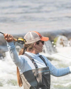 Simms Womens Solarflex Cooling Hoody - Ice -Deals Fishing Store simms womens solarflex cooling hoody ice 67584.1656657536