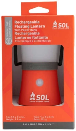 Survive Outdoors Longer Floating Lantern With Power Bank