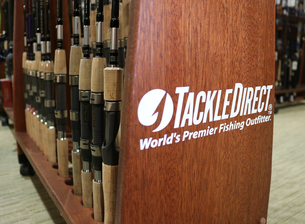 TackleDirect Die Cut Vinyl Logo Decal - 10" - White 3 TackleDirect Die Cut Vinyl Logo Decal - 10" - White - Image 3