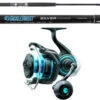 TackleDirect SALTISTMQ5000D-H/TDSBS701MH Silver Hook Boat Spinning Combo