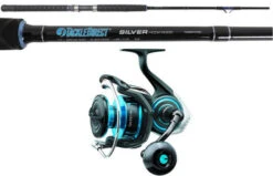 TackleDirect SALTISTMQ5000D-H/TDSBS701MH Silver Hook Boat Spinning Combo