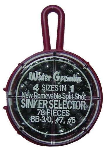 Water Gremlin 700 Small Split Shot Selector 1 Water Gremlin 700 Small Split Shot Selector