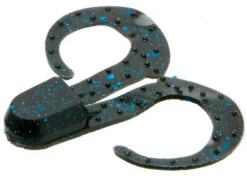 Zoom Swimmin Chunk - 3in - Black Blue Glitter